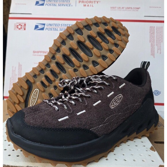 New Keen Jasper Zionic Low Hiking Trail Shoes Java Birch Suede 1031487 Men\'s 12 main image 8